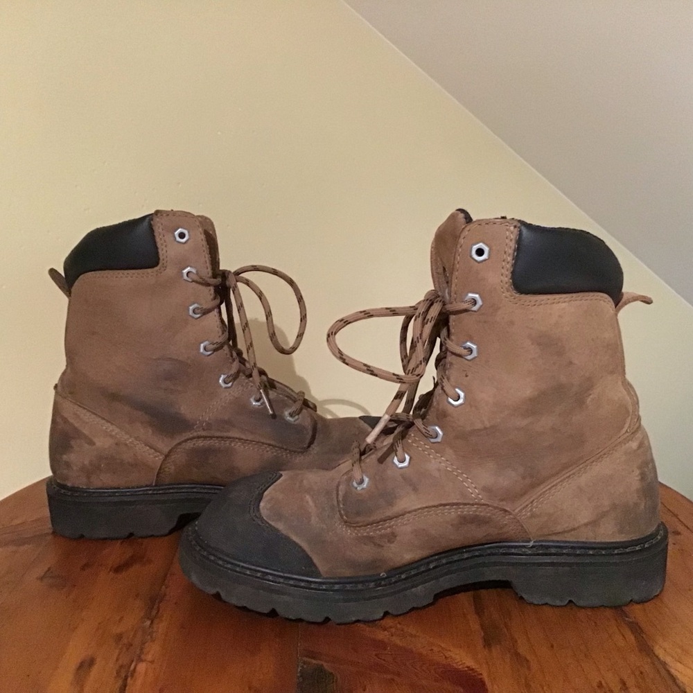 Steel Toe Work Boots - Picture 4 of 8